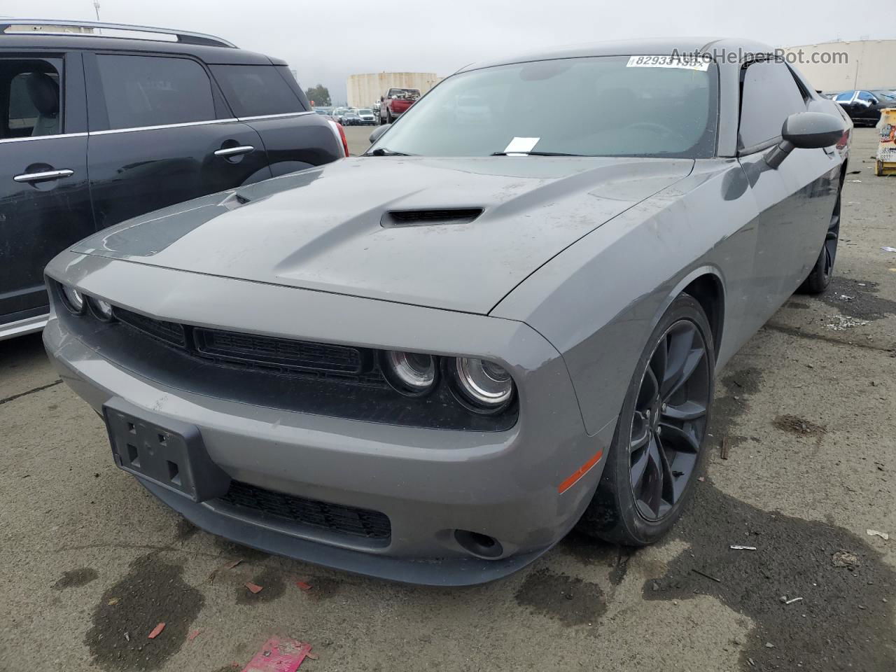 2018 Dodge Challenger Sxt Серый vin: 2C3CDZAGXJH333664