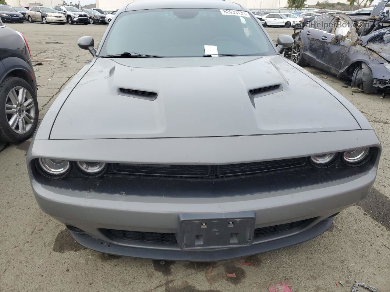 2018 Dodge Challenger Sxt Серый vin: 2C3CDZAGXJH333664