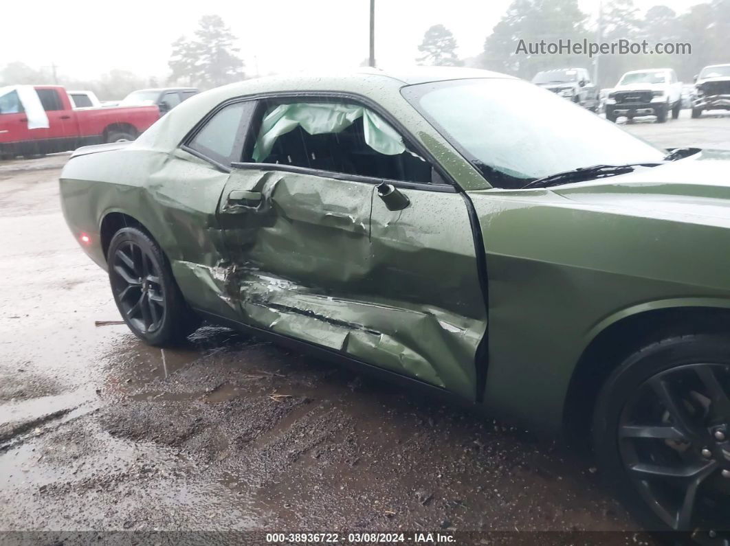 2022 Dodge Challenger Sxt Green vin: 2C3CDZAGXNH108618