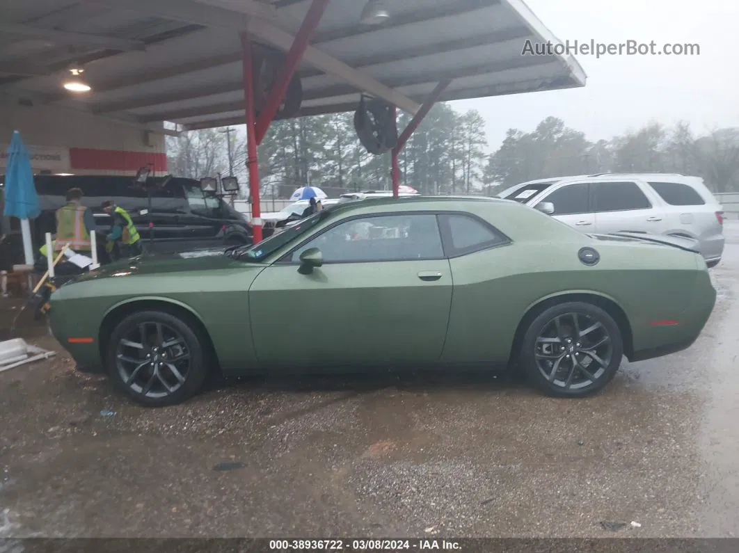 2022 Dodge Challenger Sxt Green vin: 2C3CDZAGXNH108618