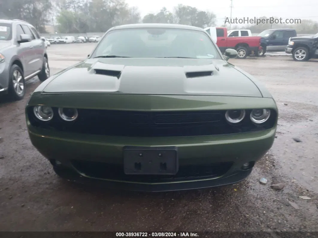 2022 Dodge Challenger Sxt Green vin: 2C3CDZAGXNH108618