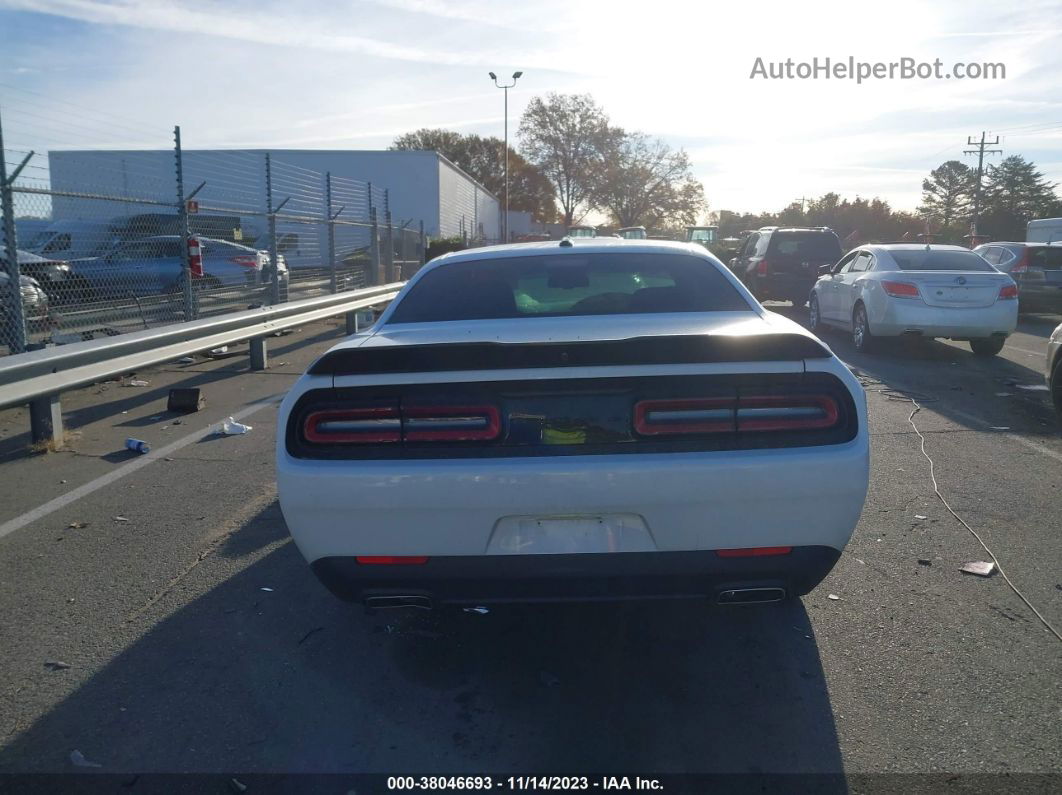 2022 Dodge Challenger Sxt White vin: 2C3CDZAGXNH128139