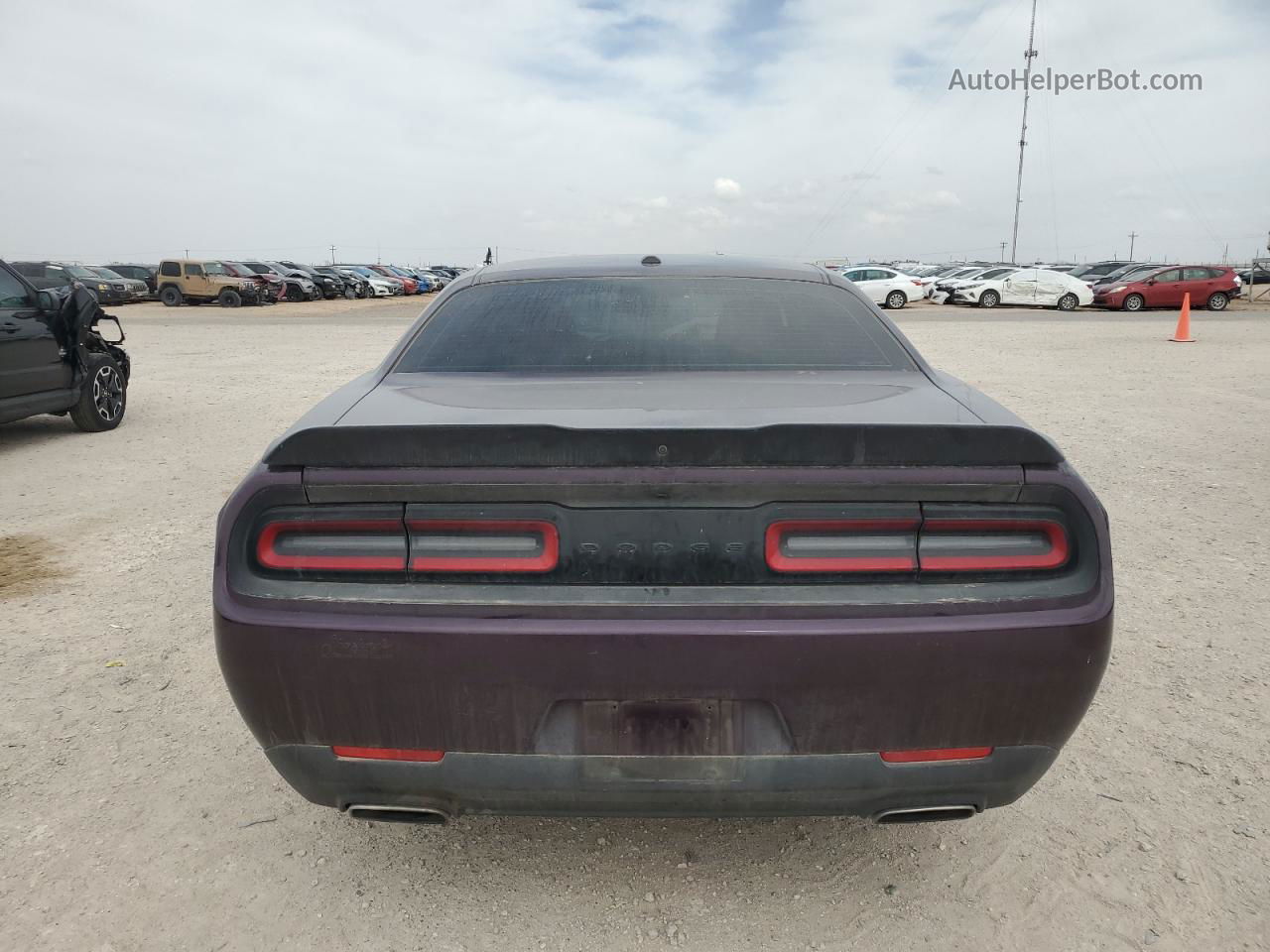 2022 Dodge Challenger Sxt Purple vin: 2C3CDZAGXNH128738