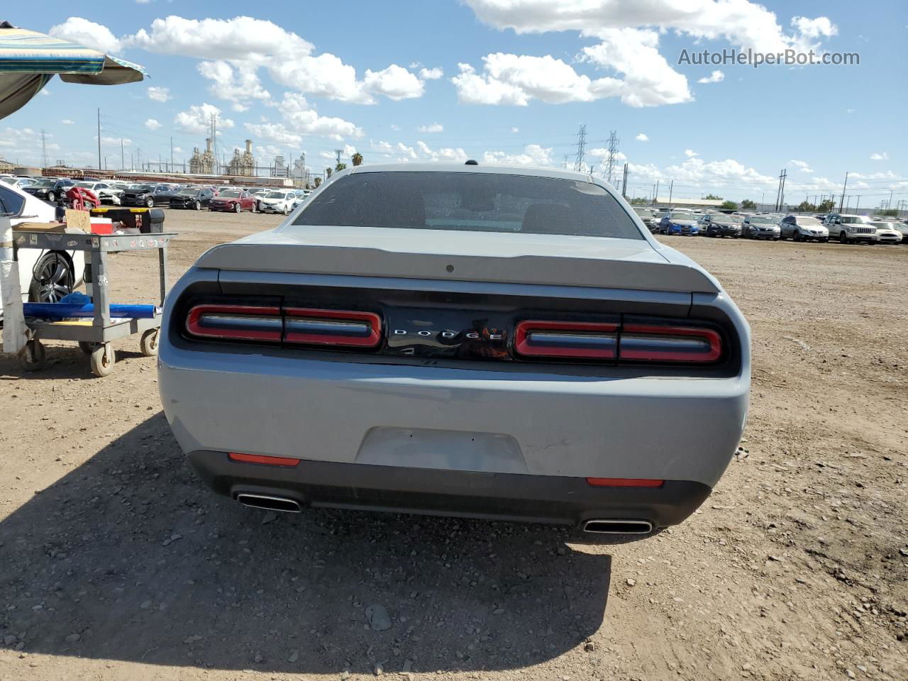 2022 Dodge Challenger Sxt Silver vin: 2C3CDZAGXNH143708