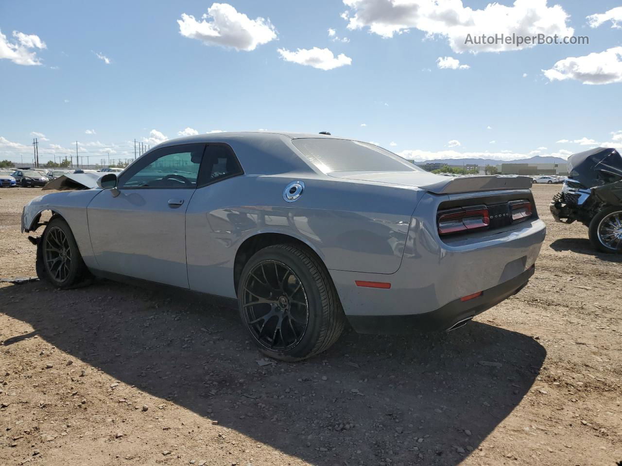 2022 Dodge Challenger Sxt Silver vin: 2C3CDZAGXNH143708