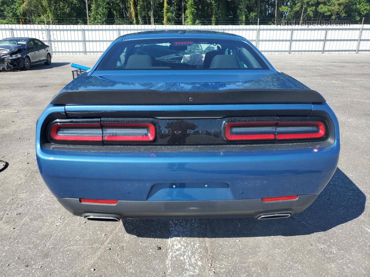 2023 Dodge Challenger Sxt Синий vin: 2C3CDZAGXPH574908