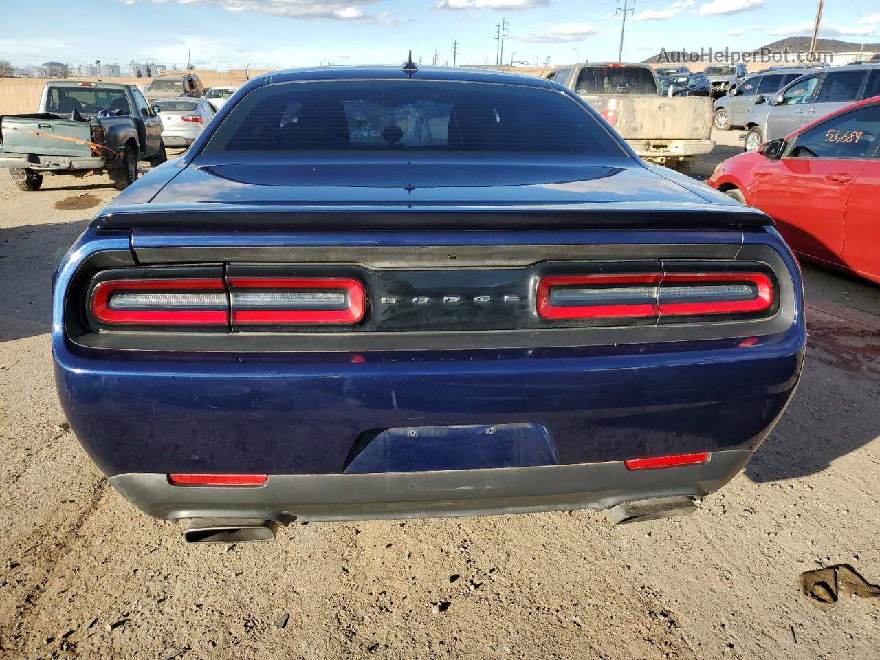 2015 Dodge Challenger Sxt Blue vin: 2C3CDZAT0FH703038