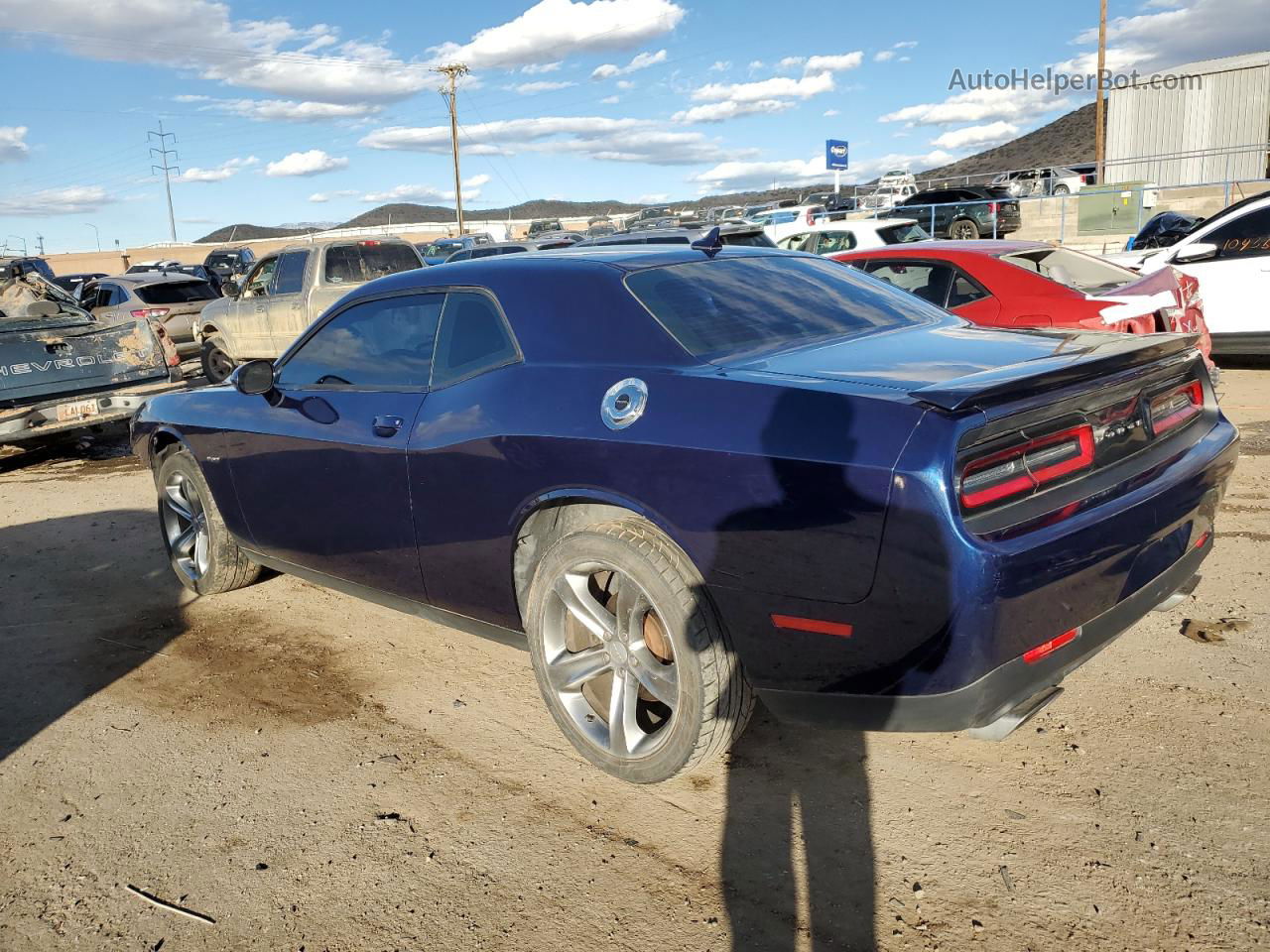 2015 Dodge Challenger Sxt Blue vin: 2C3CDZAT0FH703038