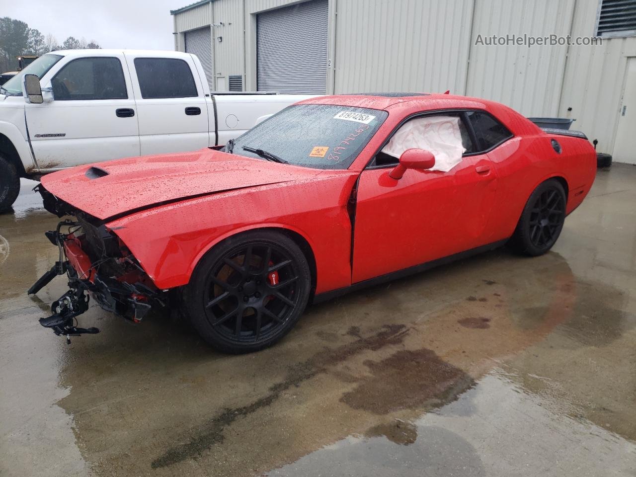 2015 Dodge Challenger Sxt Red vin: 2C3CDZAT1FH700939