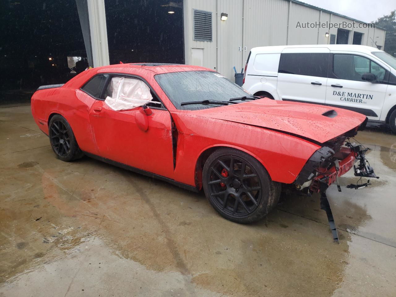 2015 Dodge Challenger Sxt Red vin: 2C3CDZAT1FH700939