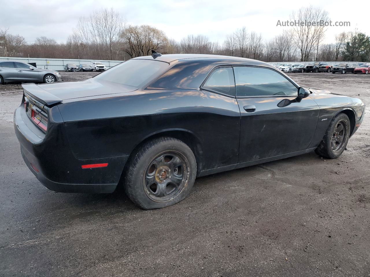 2015 Dodge Challenger Sxt Black vin: 2C3CDZAT1FH710855