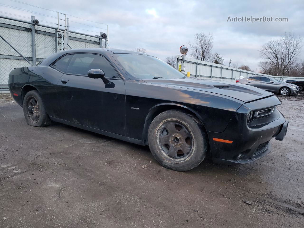 2015 Dodge Challenger Sxt Черный vin: 2C3CDZAT1FH710855