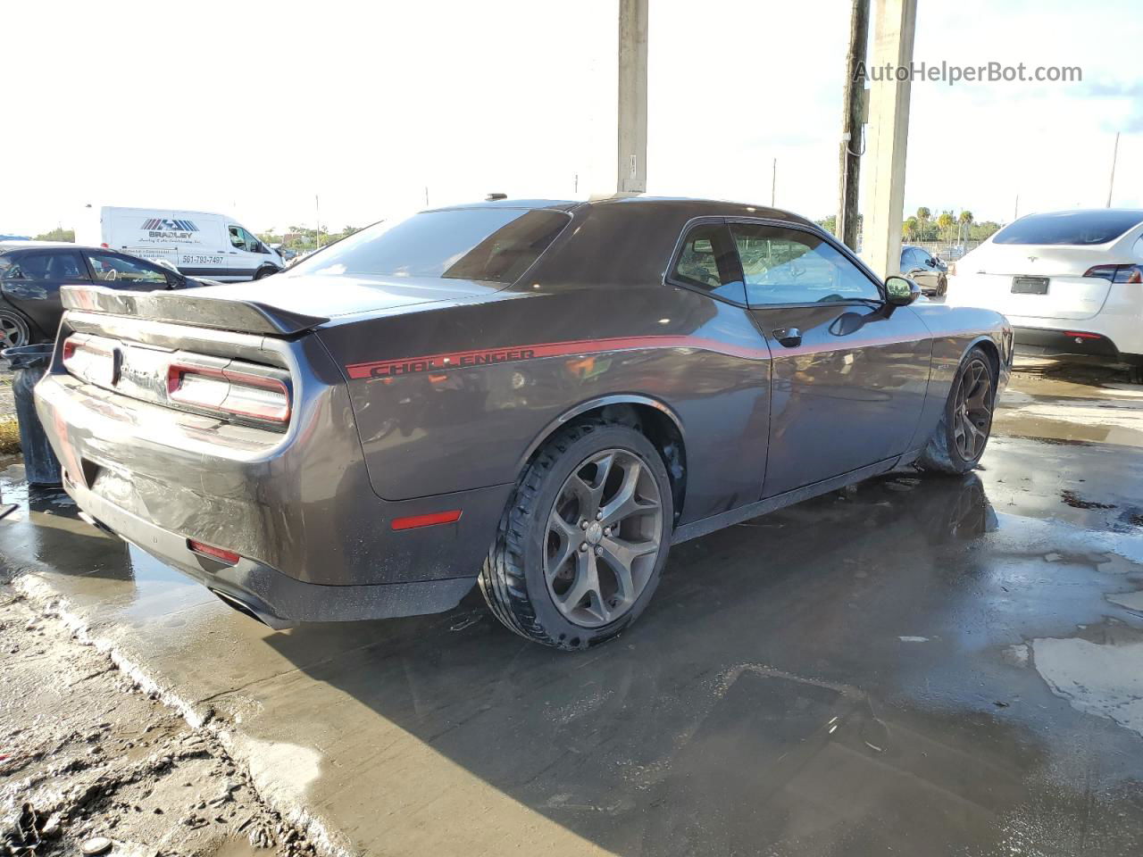 2015 Dodge Challenger Sxt Gray vin: 2C3CDZAT1FH717532