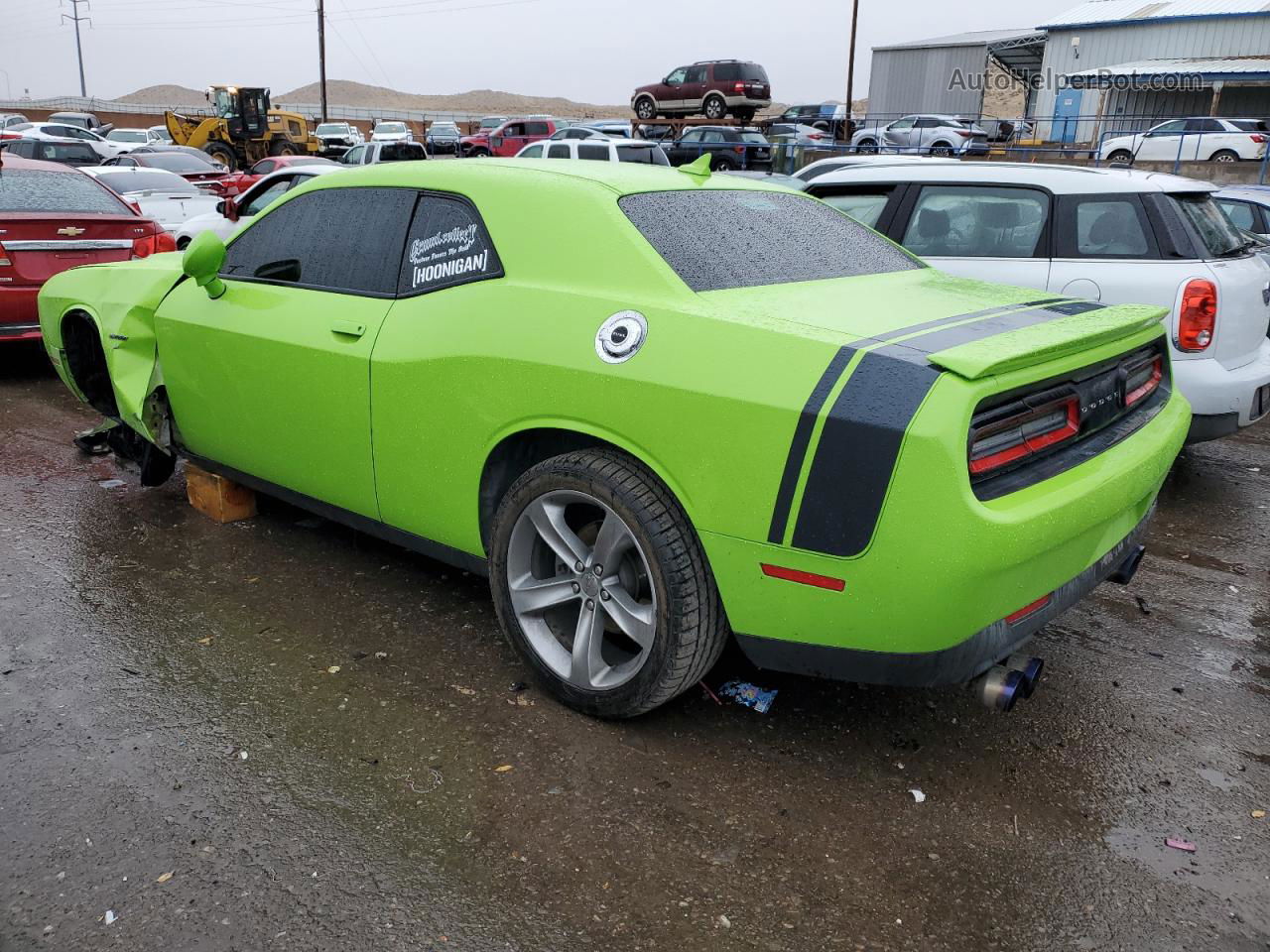 2015 Dodge Challenger Sxt Green vin: 2C3CDZAT1FH718826