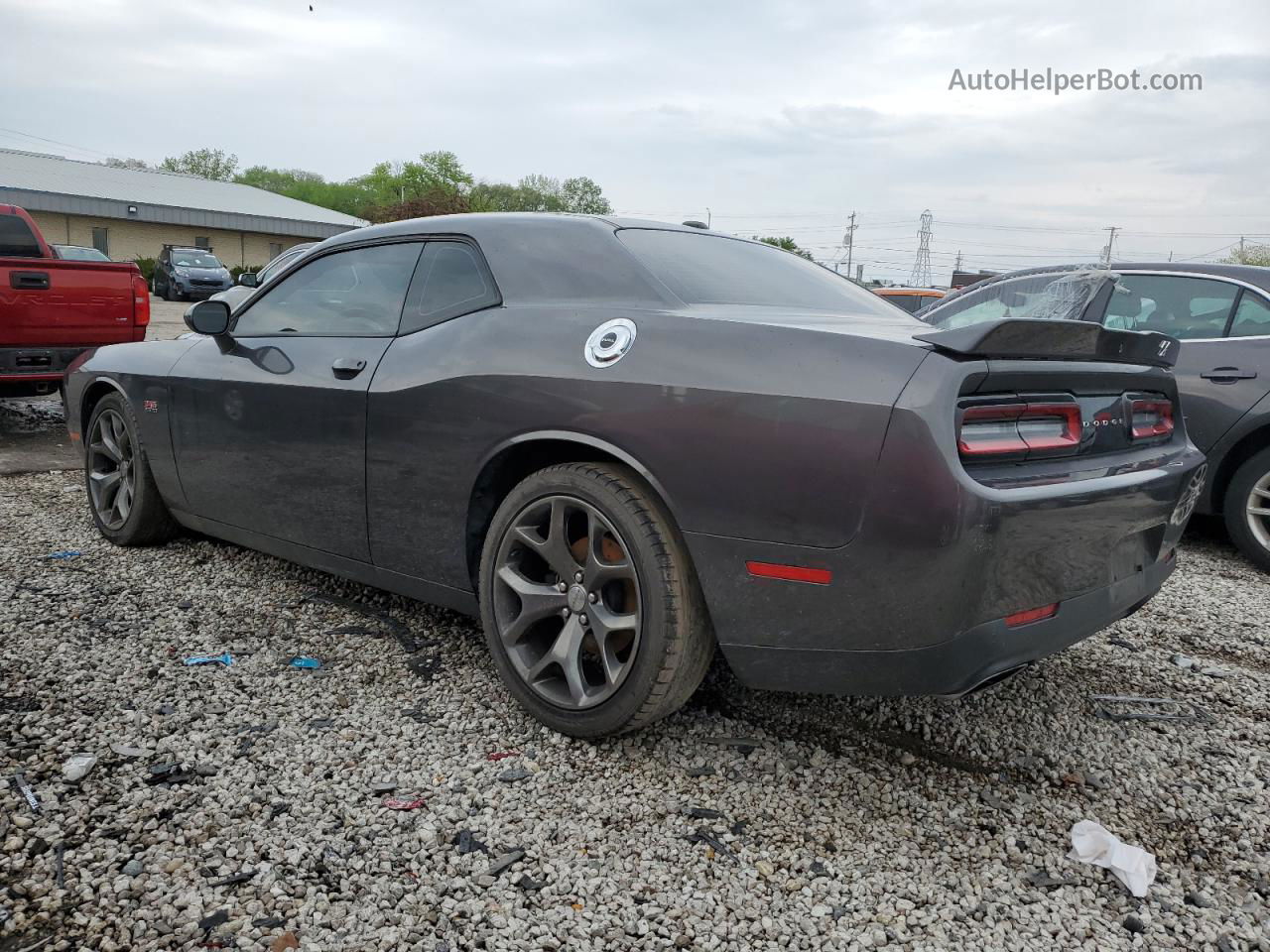 2015 Dodge Challenger Sxt Gray vin: 2C3CDZAT1FH733472