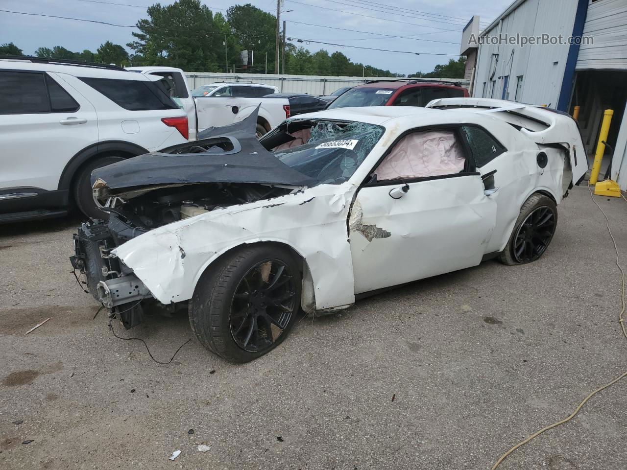 2015 Dodge Challenger Sxt White vin: 2C3CDZAT1FH811278