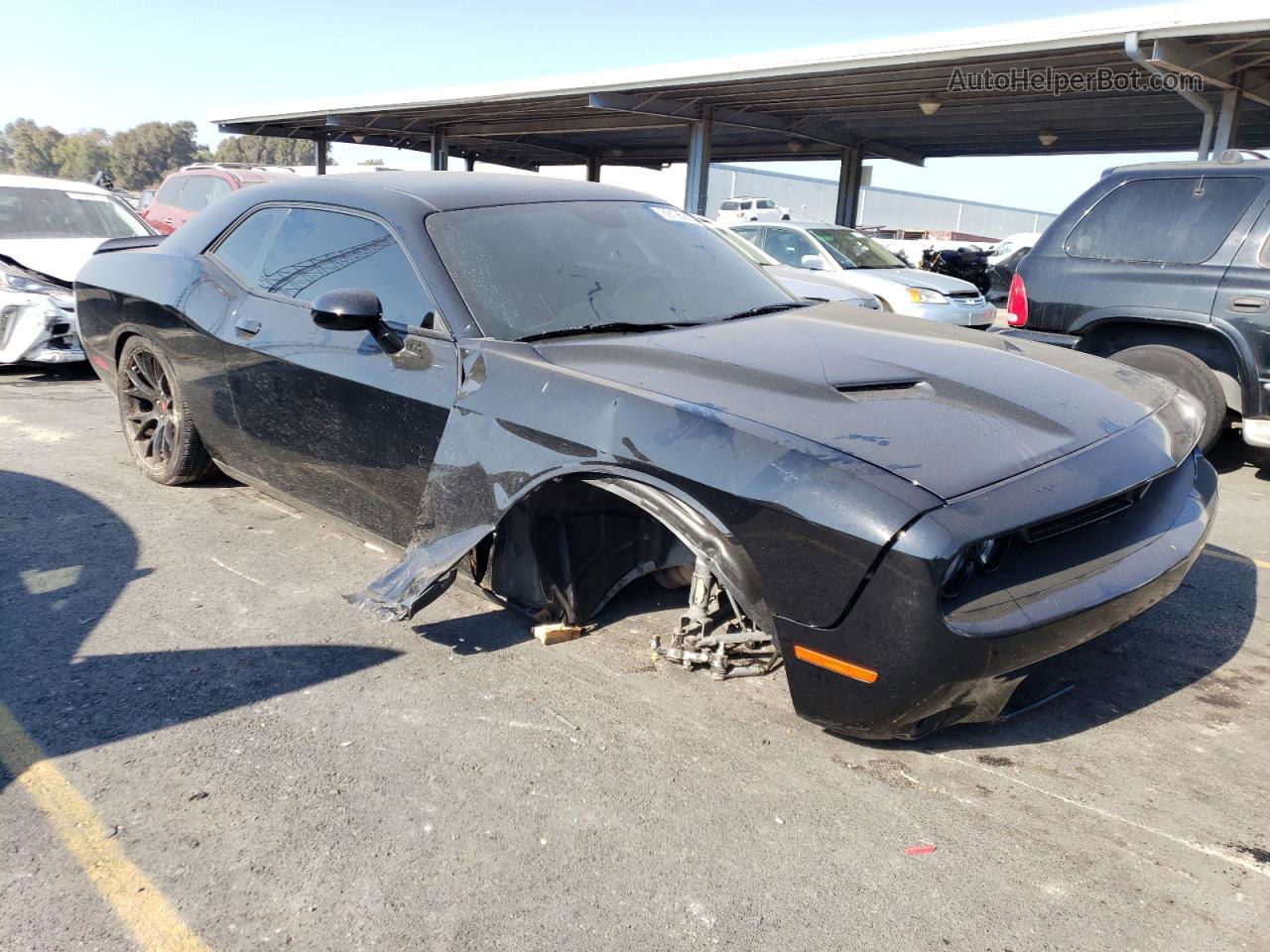 2015 Dodge Challenger Sxt Black vin: 2C3CDZAT2FH895174