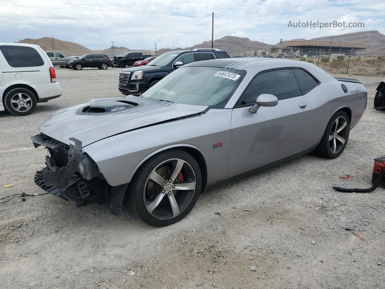 2015 Dodge Challenger Sxt Silver vin: 2C3CDZAT2FH923958