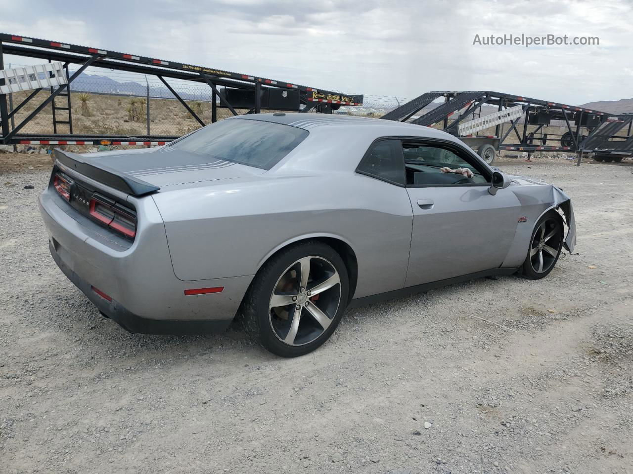 2015 Dodge Challenger Sxt Silver vin: 2C3CDZAT2FH923958