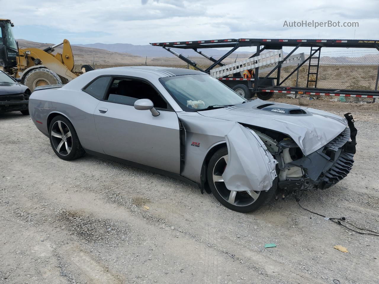 2015 Dodge Challenger Sxt Silver vin: 2C3CDZAT2FH923958