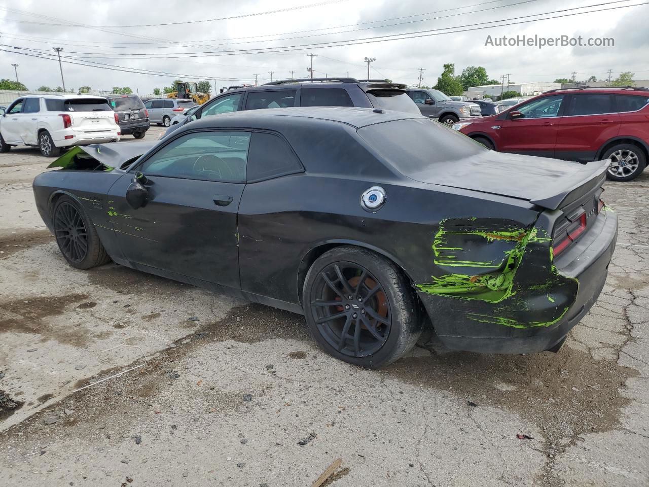 2015 Dodge Challenger Sxt Black vin: 2C3CDZAT5FH707540