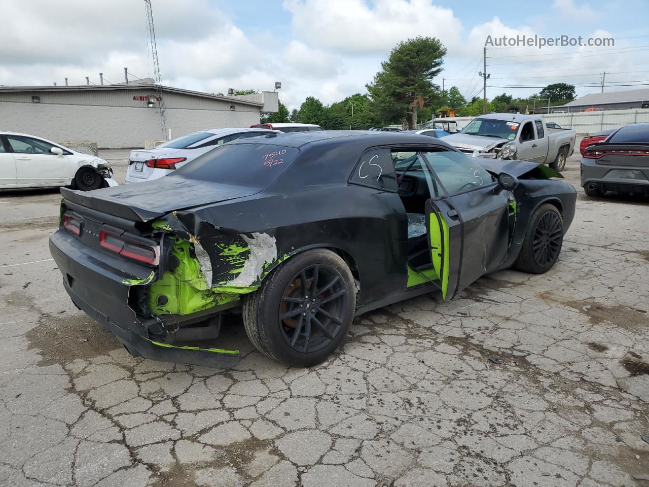 2015 Dodge Challenger Sxt Black vin: 2C3CDZAT5FH707540