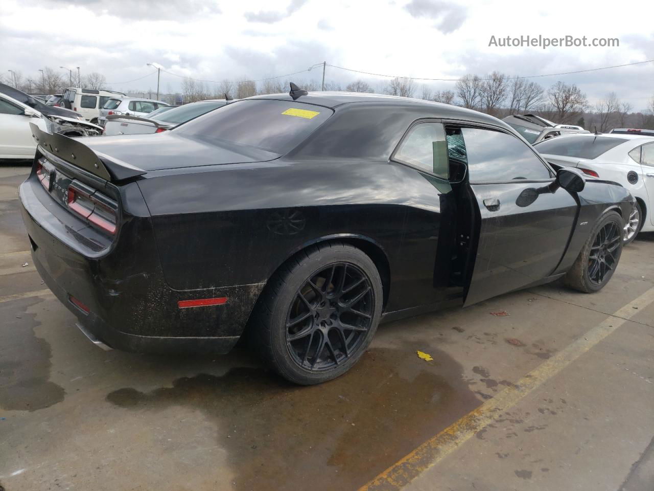 2015 Dodge Challenger Sxt Black vin: 2C3CDZAT5FH707814