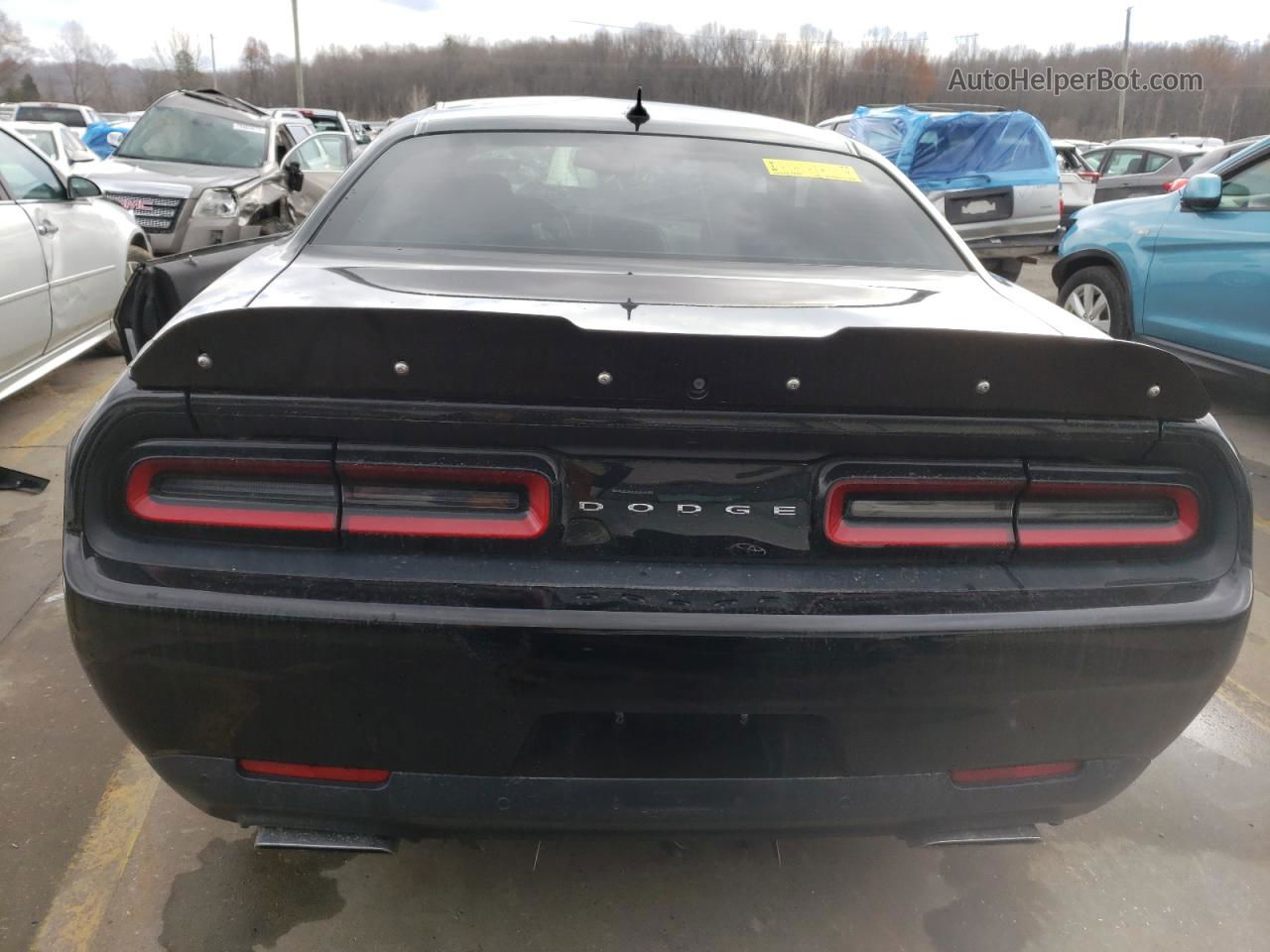 2015 Dodge Challenger Sxt Black vin: 2C3CDZAT5FH707814