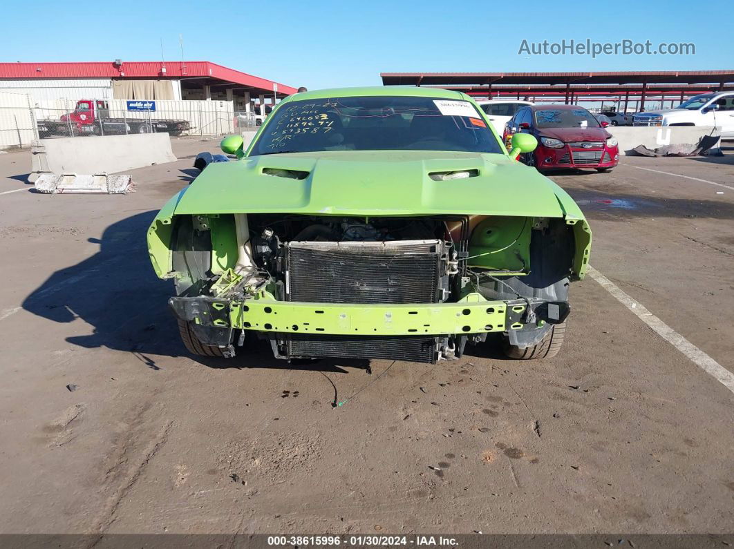 2015 Dodge Challenger Sxt Or R/t Зеленый vin: 2C3CDZAT5FH873587