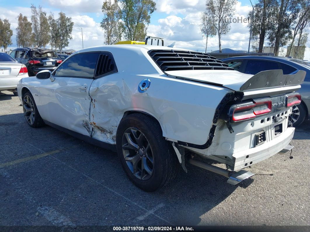 2015 Dodge Challenger R/t White vin: 2C3CDZAT6FH733628