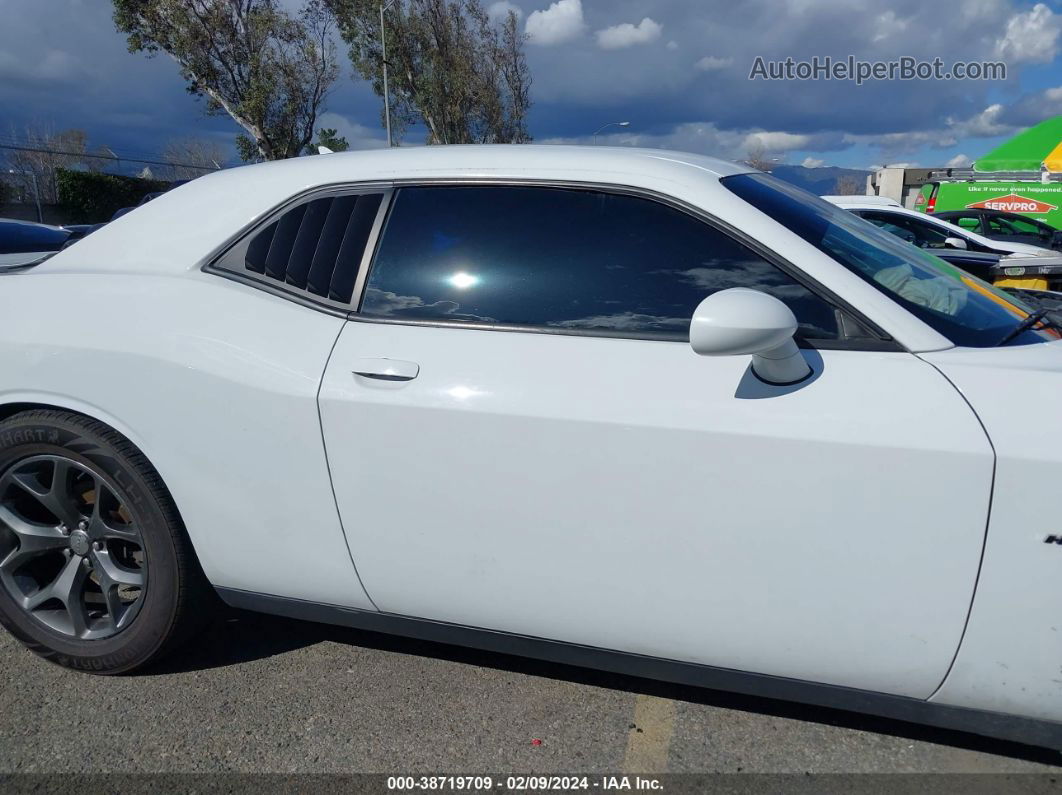 2015 Dodge Challenger R/t White vin: 2C3CDZAT6FH733628