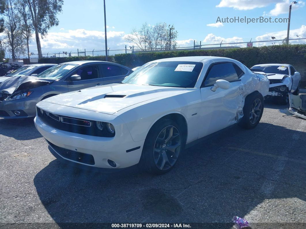 2015 Dodge Challenger R/t Белый vin: 2C3CDZAT6FH733628