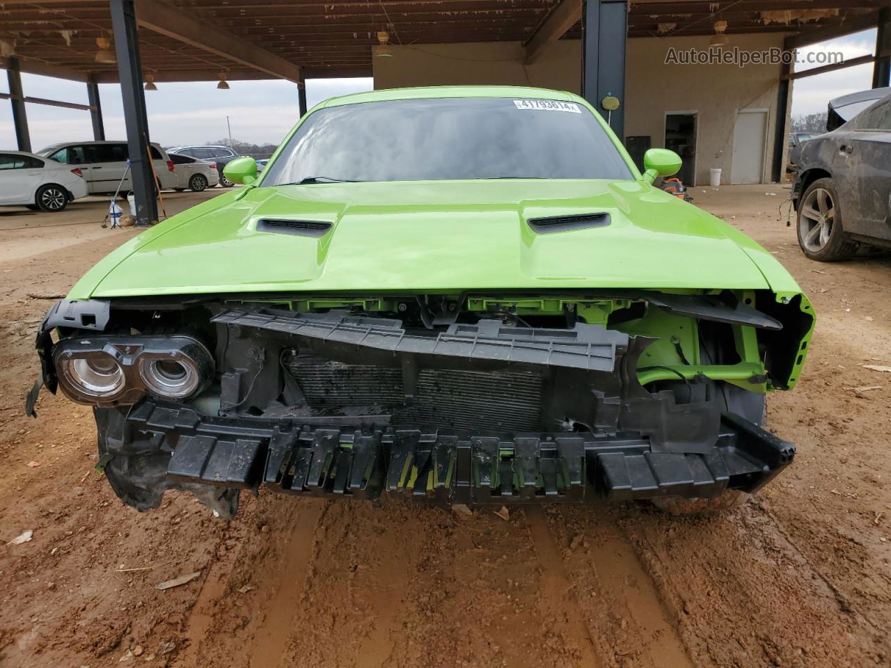 2015 Dodge Challenger Sxt Green vin: 2C3CDZAT7FH703019