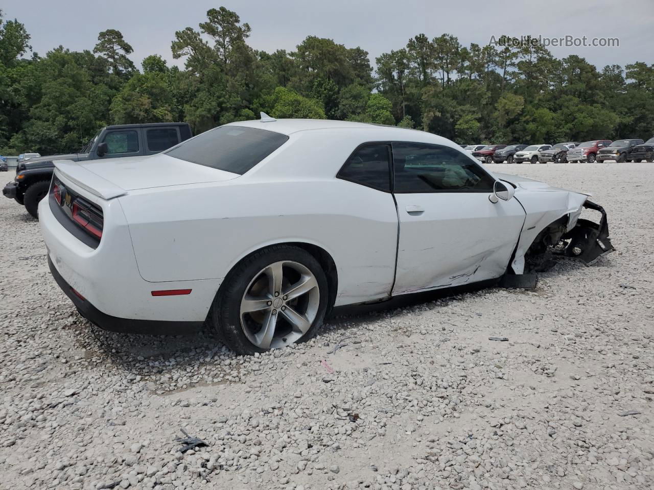 2015 Dodge Challenger Sxt Белый vin: 2C3CDZAT7FH723674