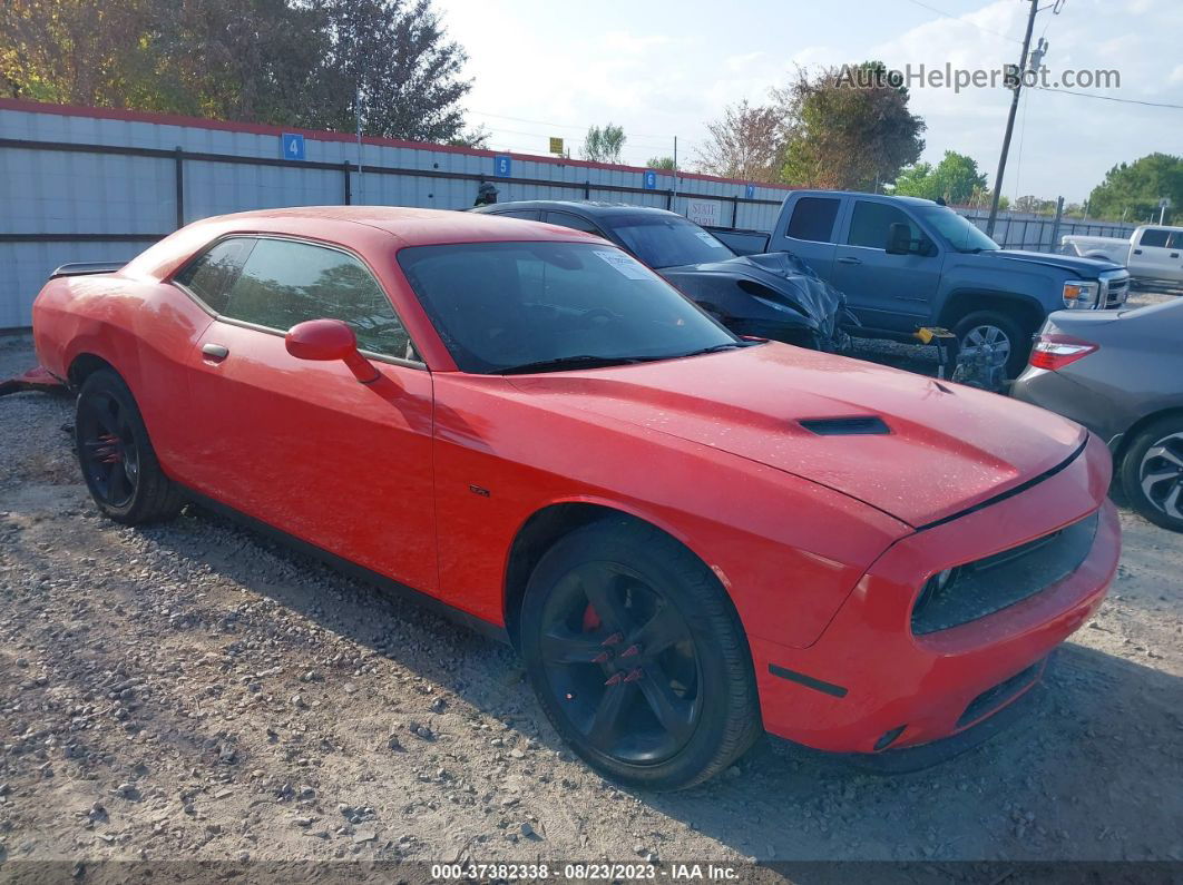 2015 Dodge Challenger R/t Red vin: 2C3CDZAT7FH927407