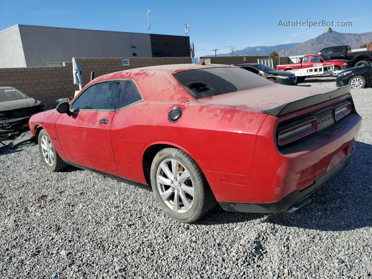 2015 Dodge Challenger Sxt Красный vin: 2C3CDZAT8FH843189