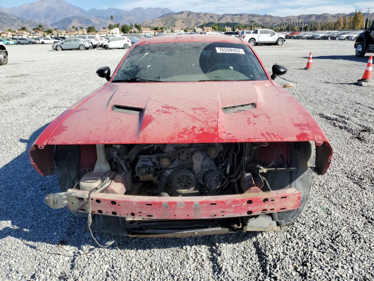 2015 Dodge Challenger Sxt Red vin: 2C3CDZAT8FH843189