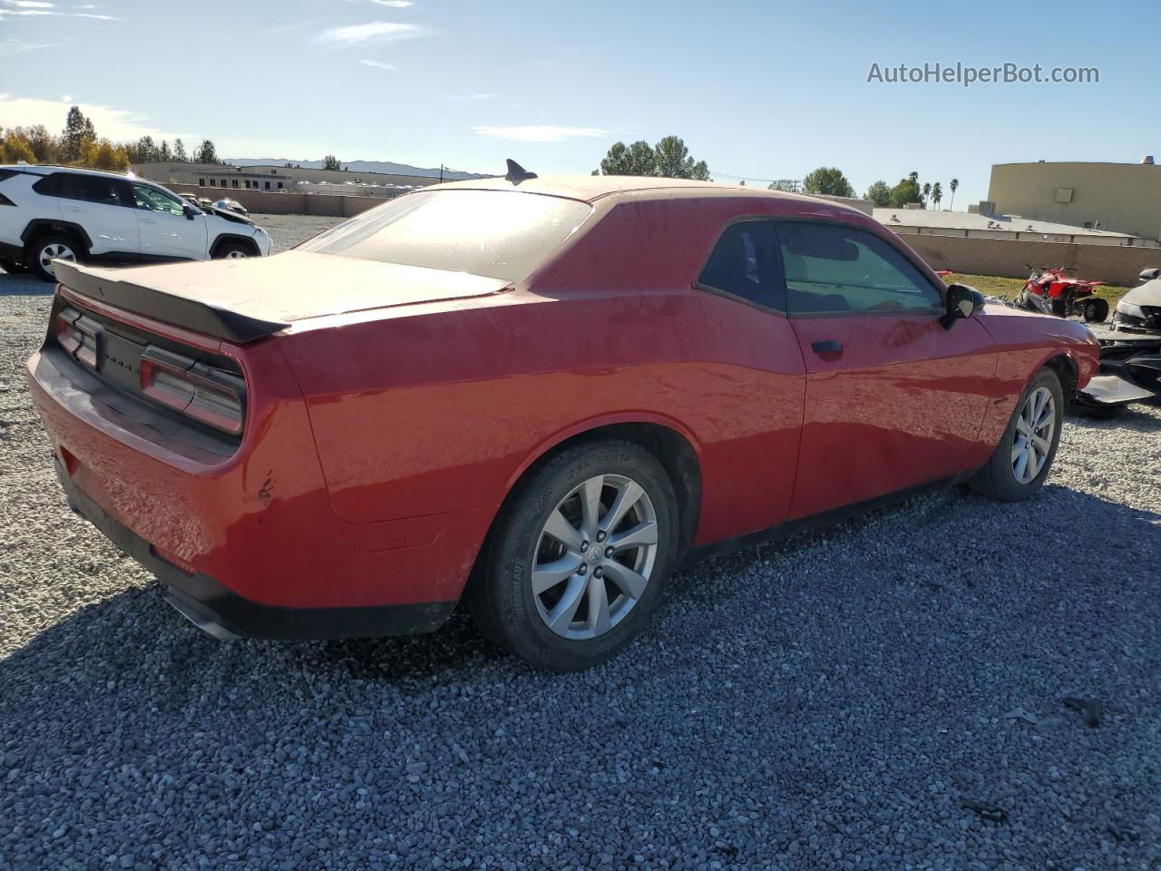 2015 Dodge Challenger Sxt Red vin: 2C3CDZAT8FH843189