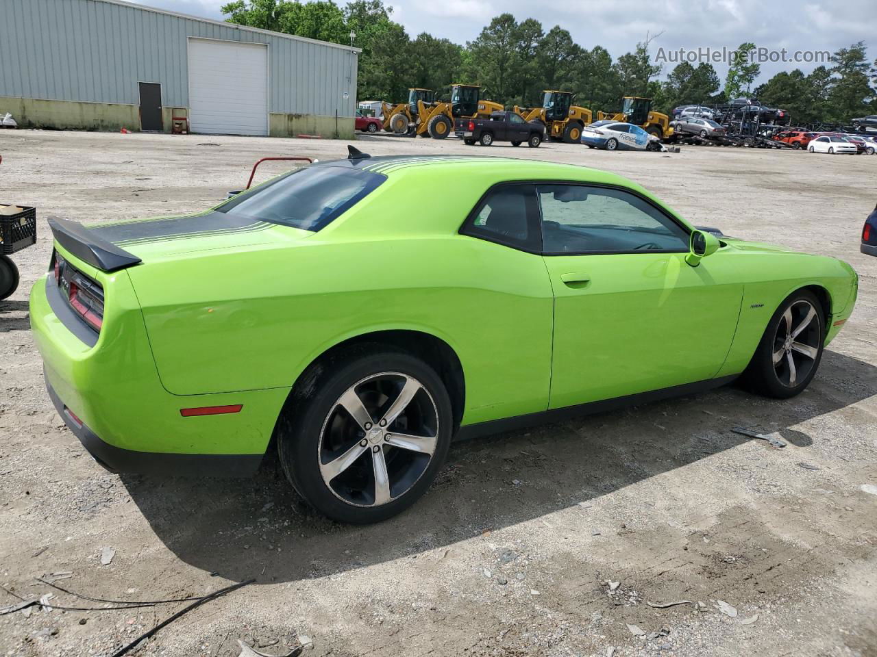 2015 Dodge Challenger Sxt Green vin: 2C3CDZAT8FH846626