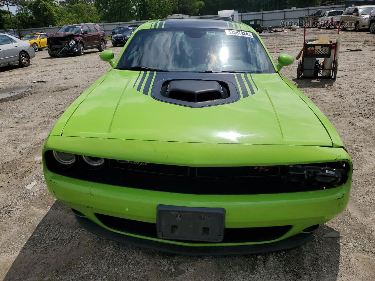 2015 Dodge Challenger Sxt Green vin: 2C3CDZAT8FH846626