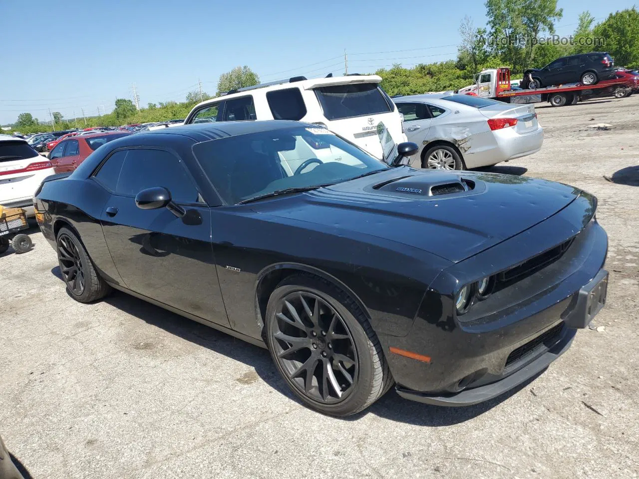 2015 Dodge Challenger Sxt Черный vin: 2C3CDZAT8FH910860