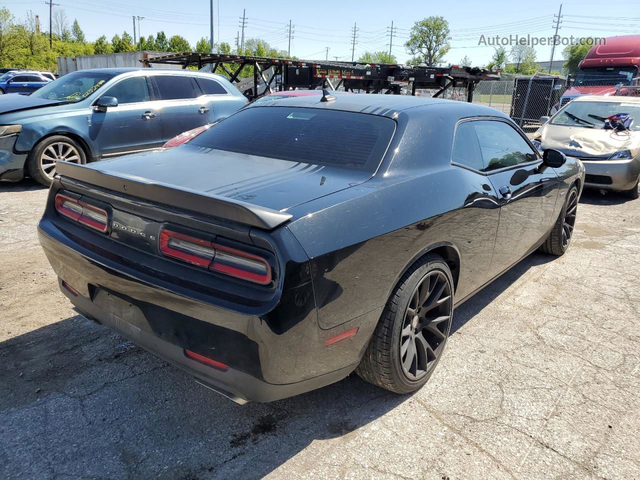 2015 Dodge Challenger Sxt Black vin: 2C3CDZAT8FH910860