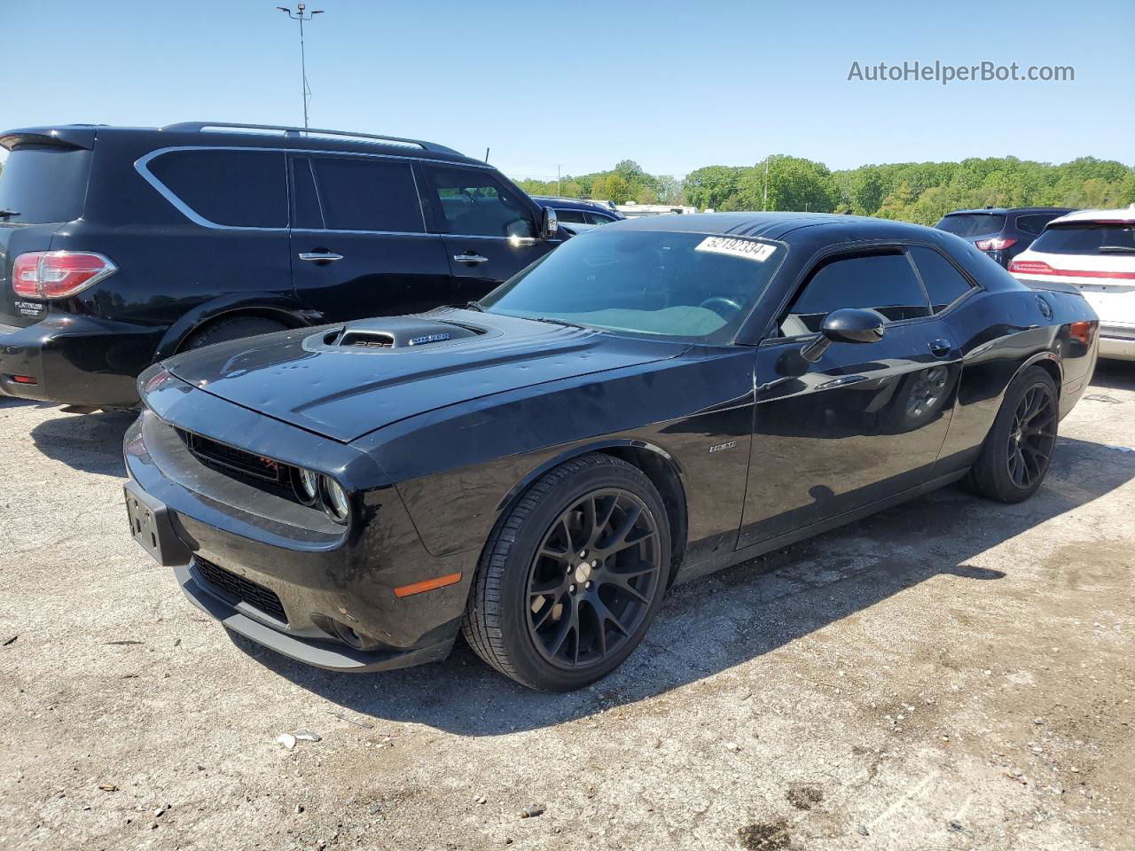 2015 Dodge Challenger Sxt Черный vin: 2C3CDZAT8FH910860