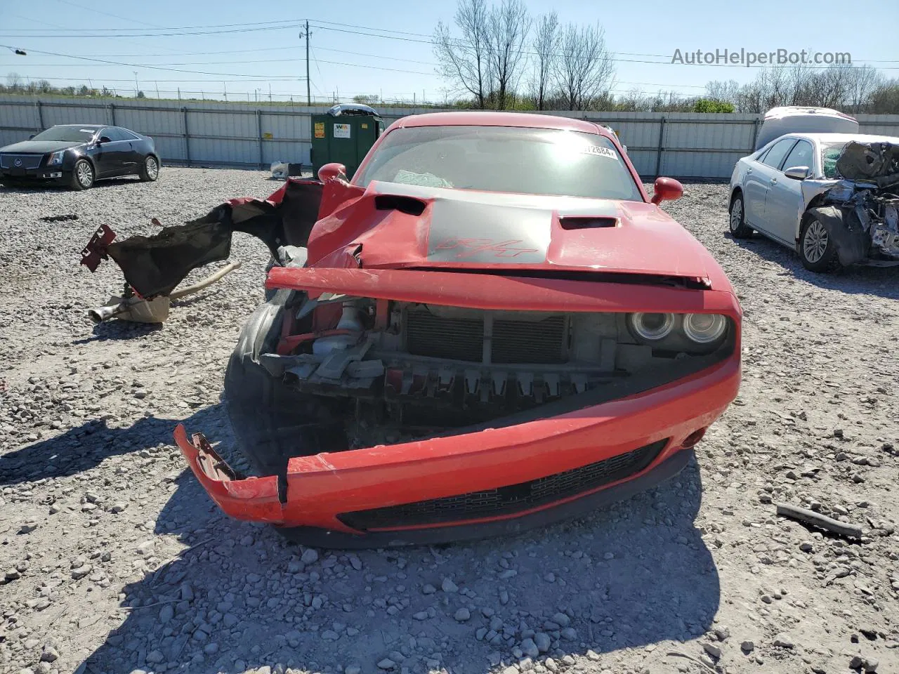 2015 Dodge Challenger Sxt Red vin: 2C3CDZATXFH710062