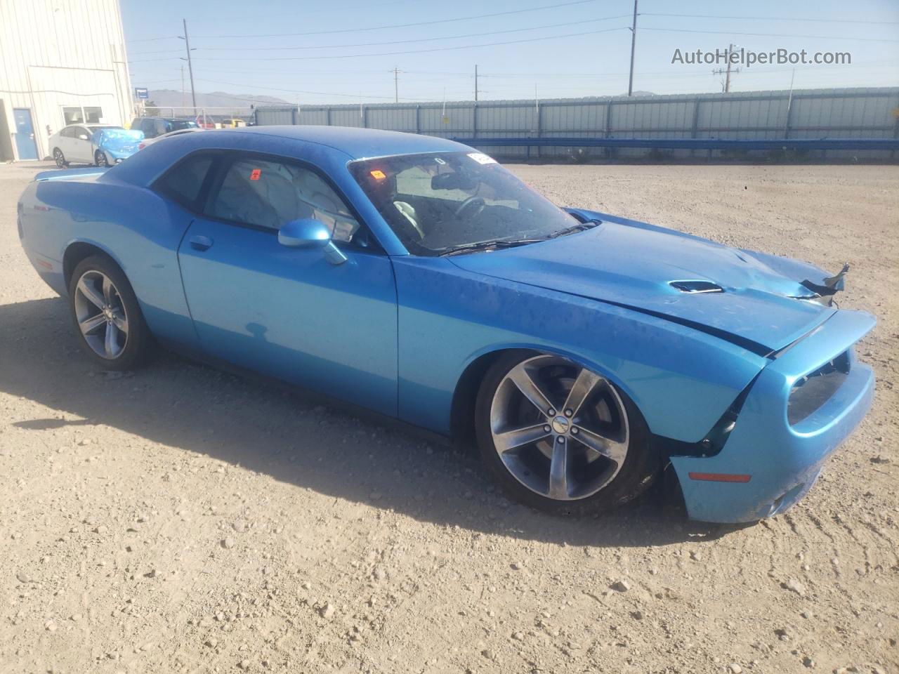 2015 Dodge Challenger Sxt Синий vin: 2C3CDZATXFH822120