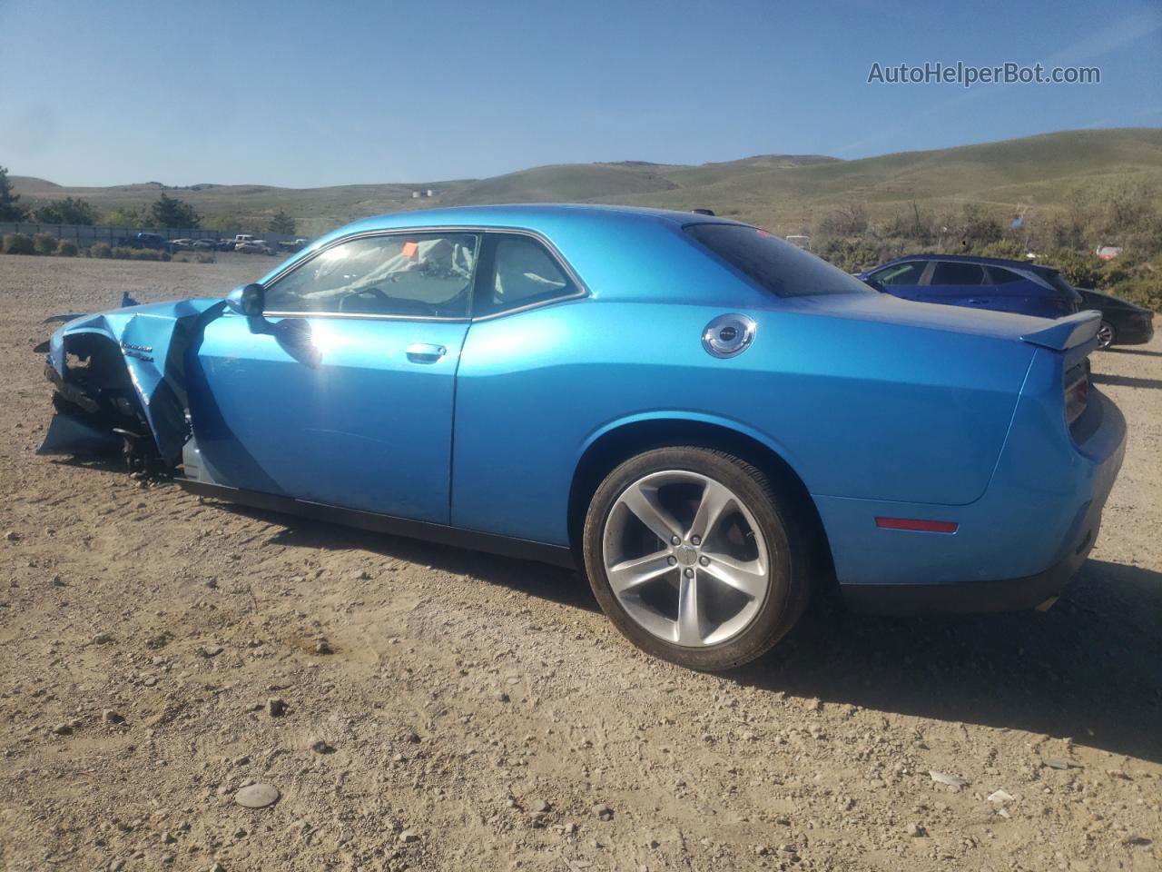 2015 Dodge Challenger Sxt Синий vin: 2C3CDZATXFH822120