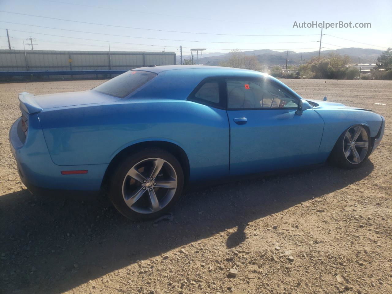 2015 Dodge Challenger Sxt Blue vin: 2C3CDZATXFH822120