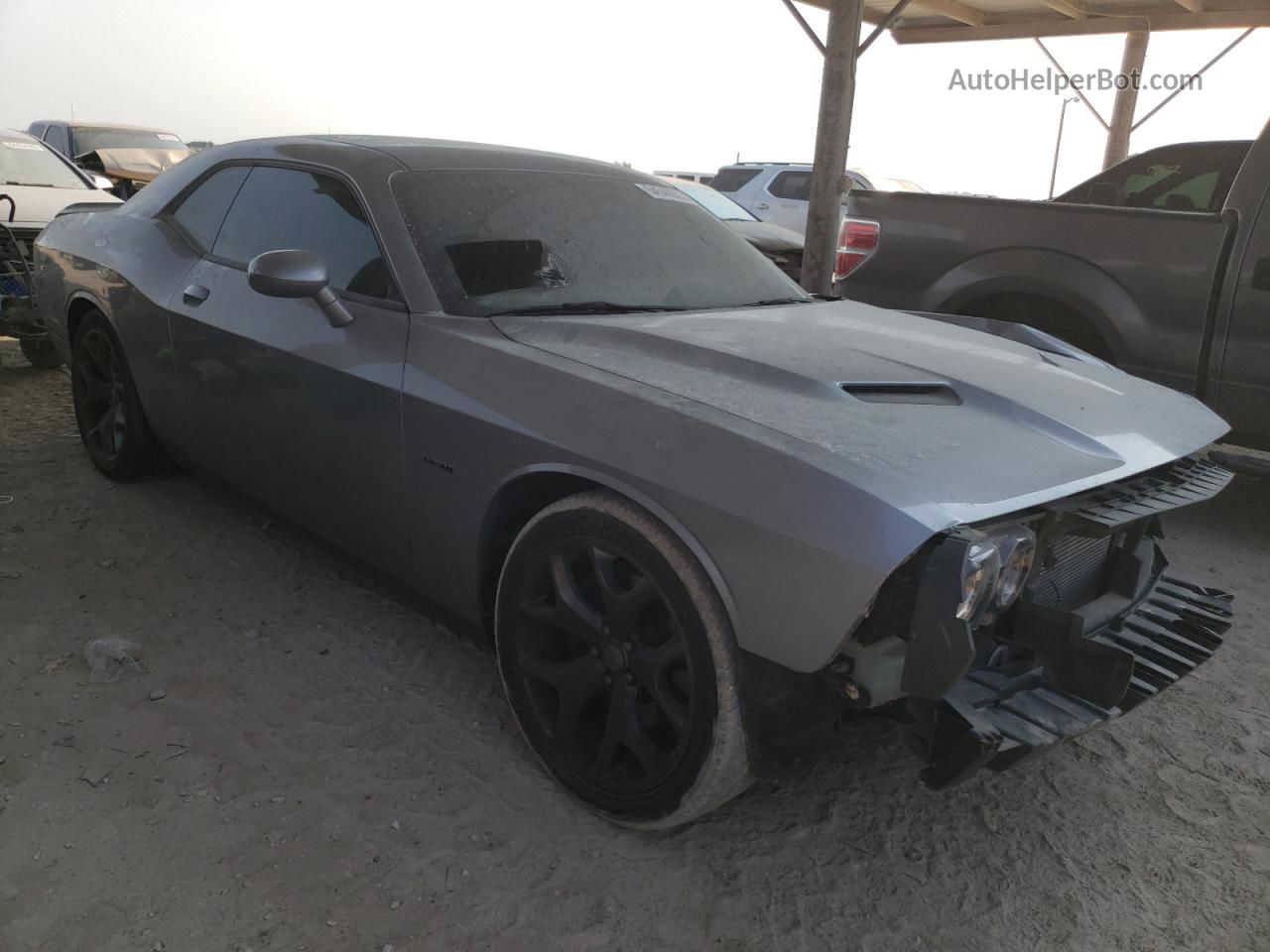 2015 Dodge Challenger Sxt Gray vin: 2C3CDZATXFH904946