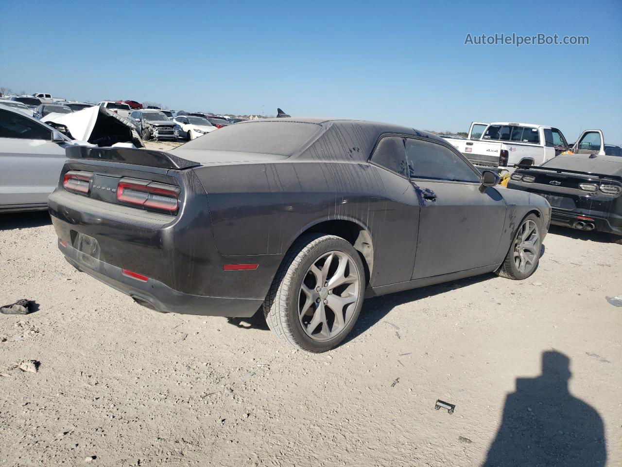 2015 Dodge Challenger Sxt Plus Gray vin: 2C3CDZBG1FH736969