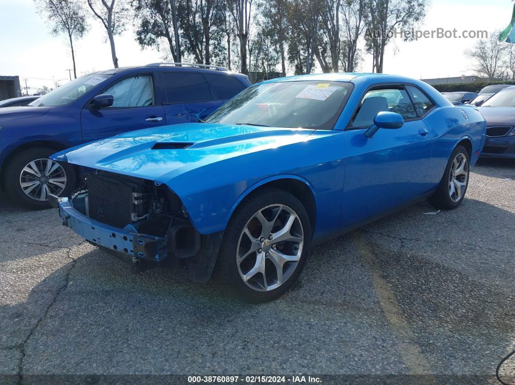2015 Dodge Challenger Sxt Plus Blue vin: 2C3CDZBG1FH789221